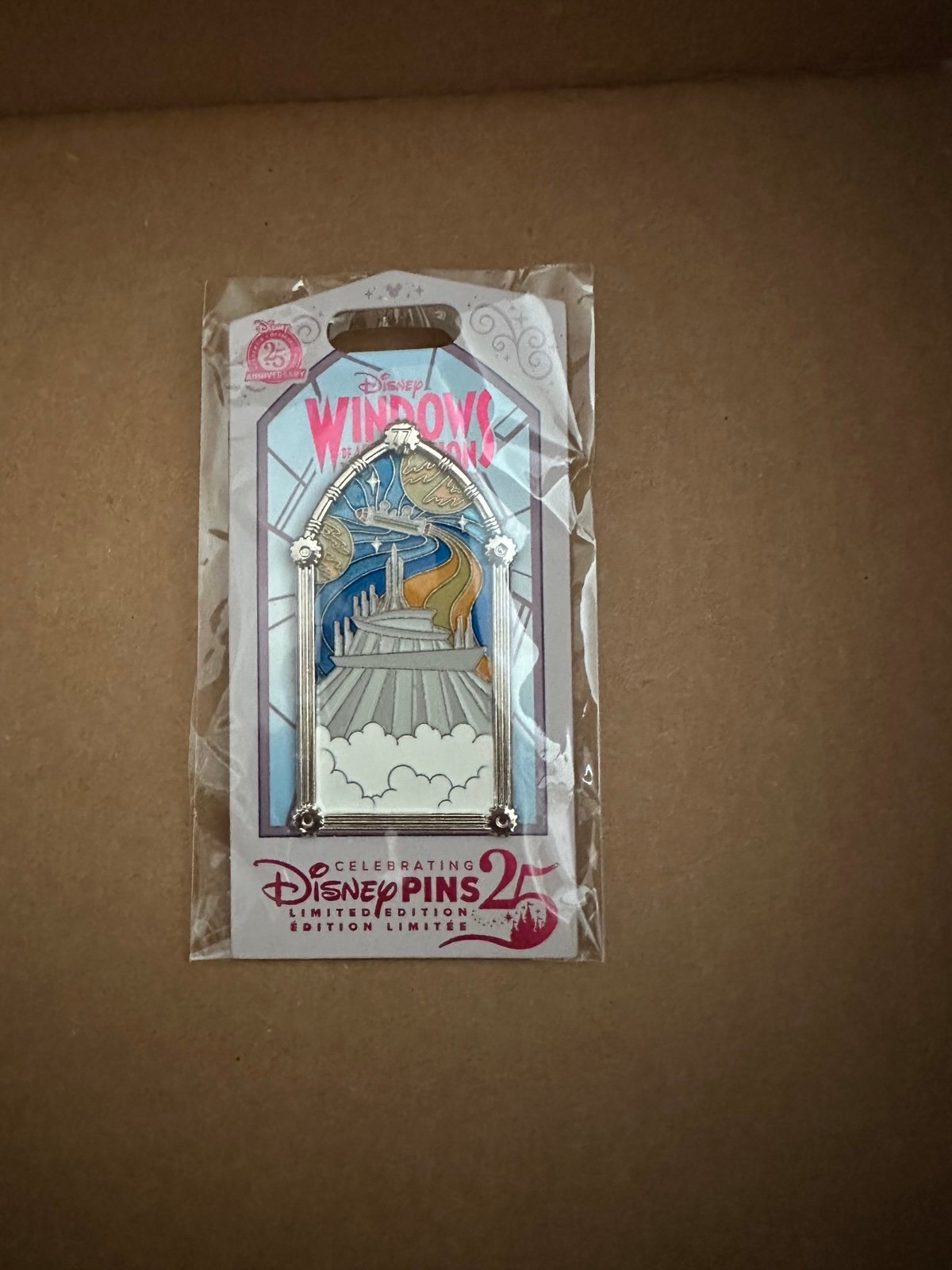 2025 Disney Store Windows Of Attractions Space Mountain Pin LE 1250