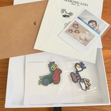 By BTS V Taehyung Faces Brooch Set