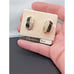 Christian Dior NEW Earrings Black Enamel/Crystal Clip On Nordstroms