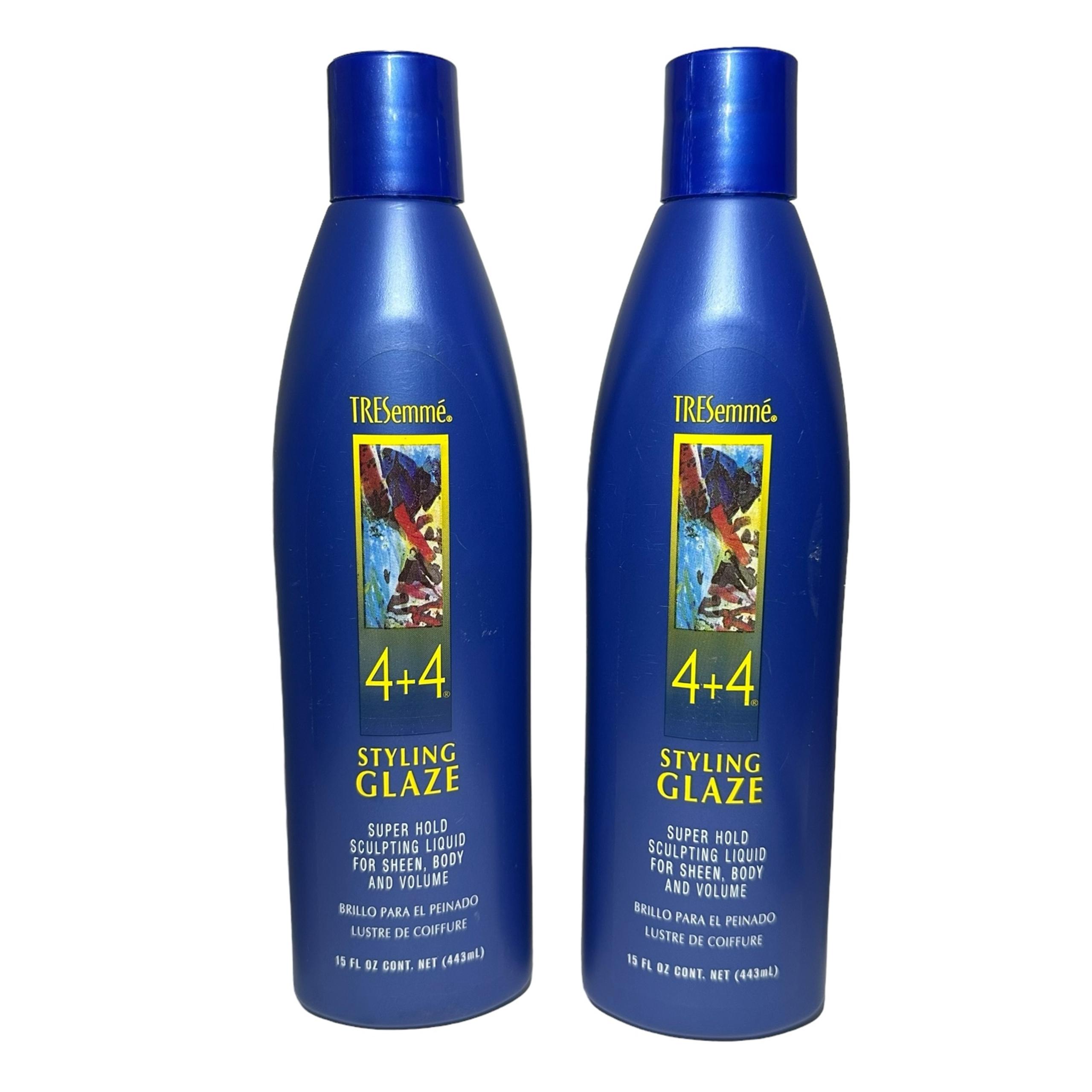 2X TRESemme 4+4 Styling Glaze Sculpting Liquid Super Hold, 15 fl oz, NEW