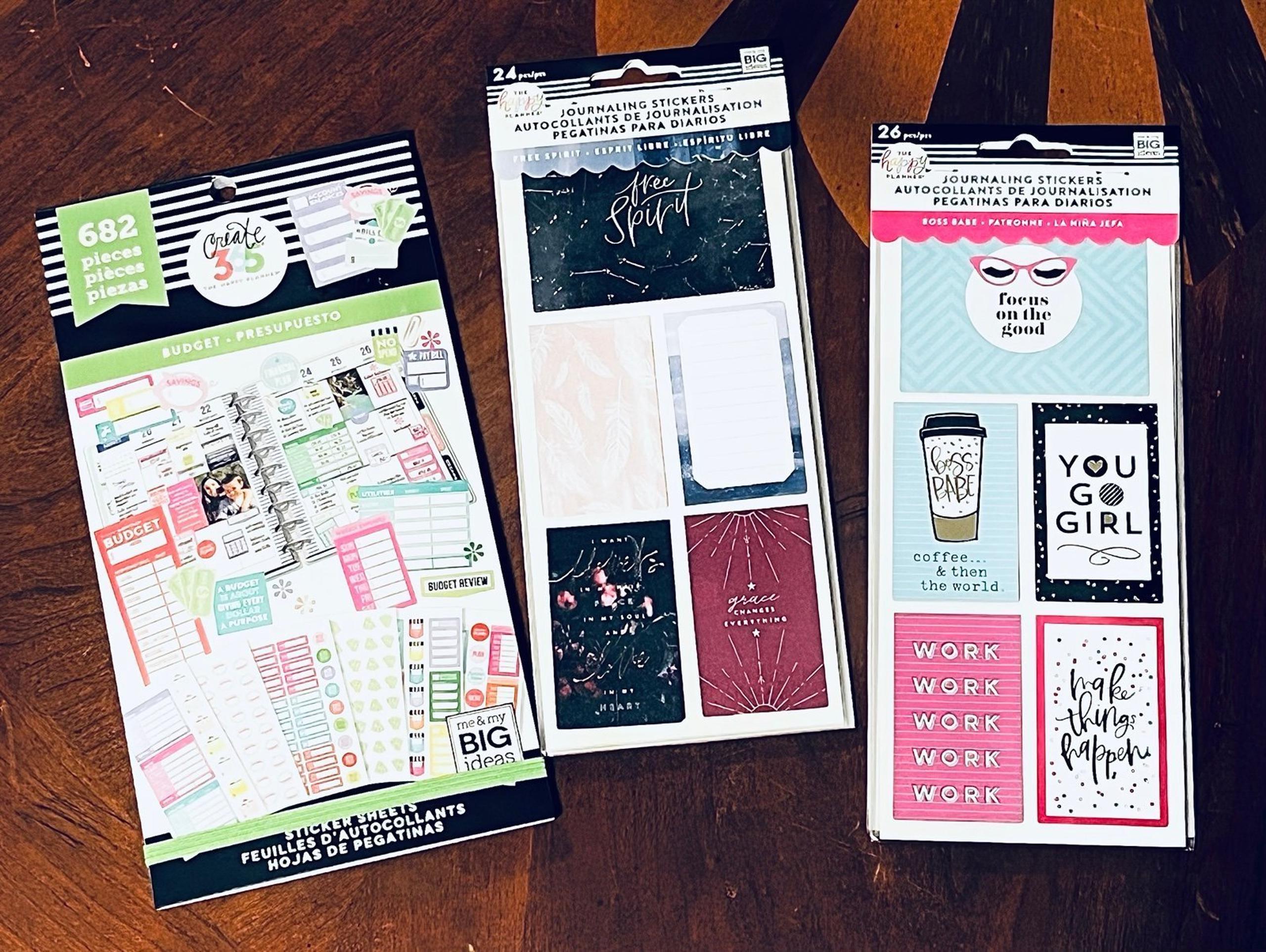 The Happy Planner Budget Sticker Book & Journaling Stickers