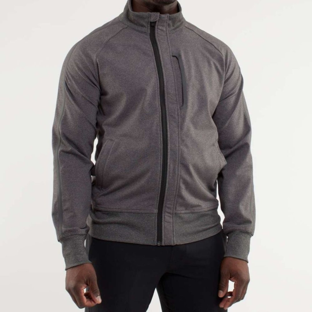 Lululemon Heathered Soot Gray Kung Fu Jacket II Men's Small