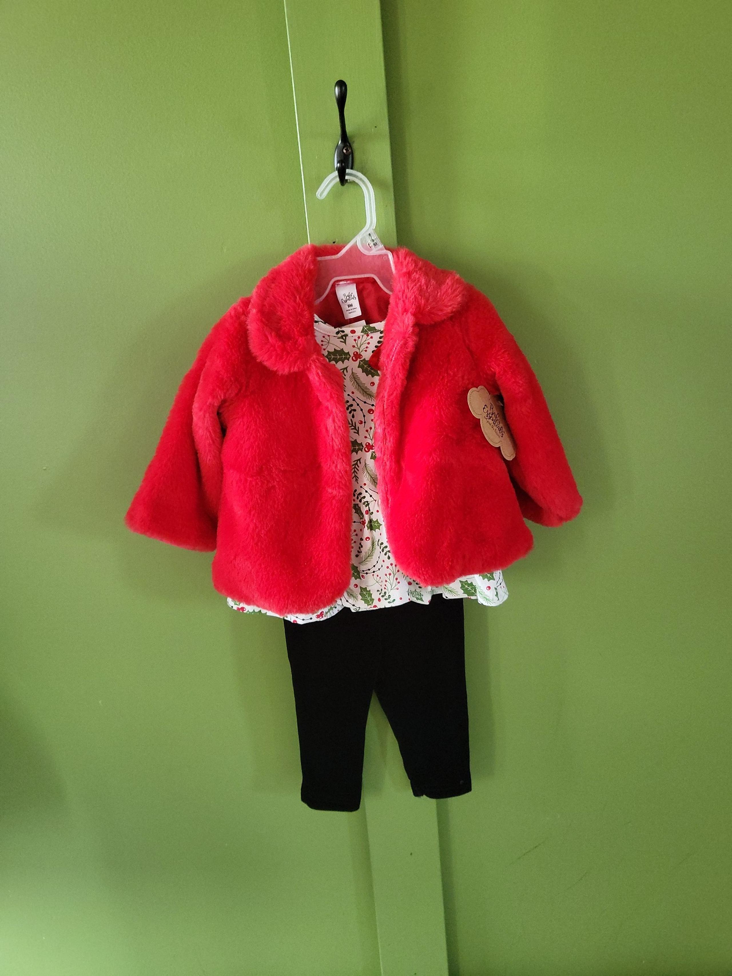 3 piece set Baby Girl Holiday outfit