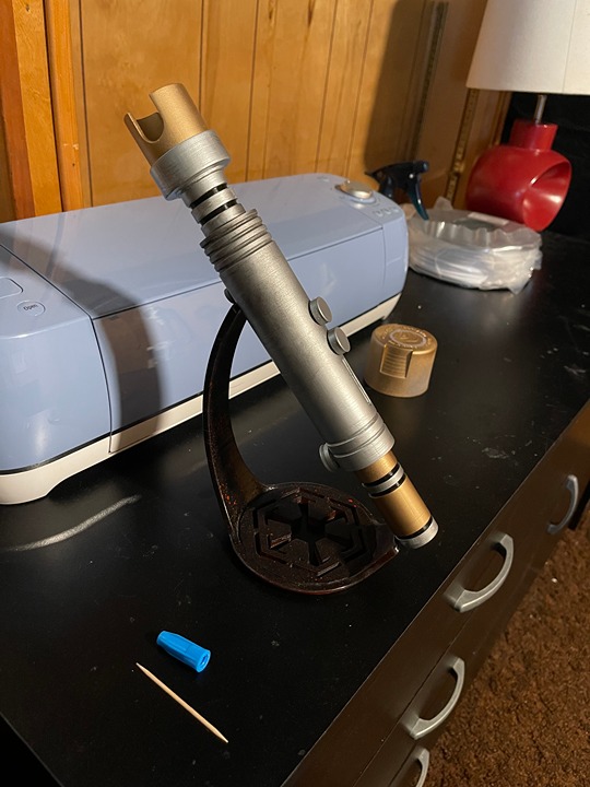 Darth Malak Lightsaber DIY Kit 3D Printed