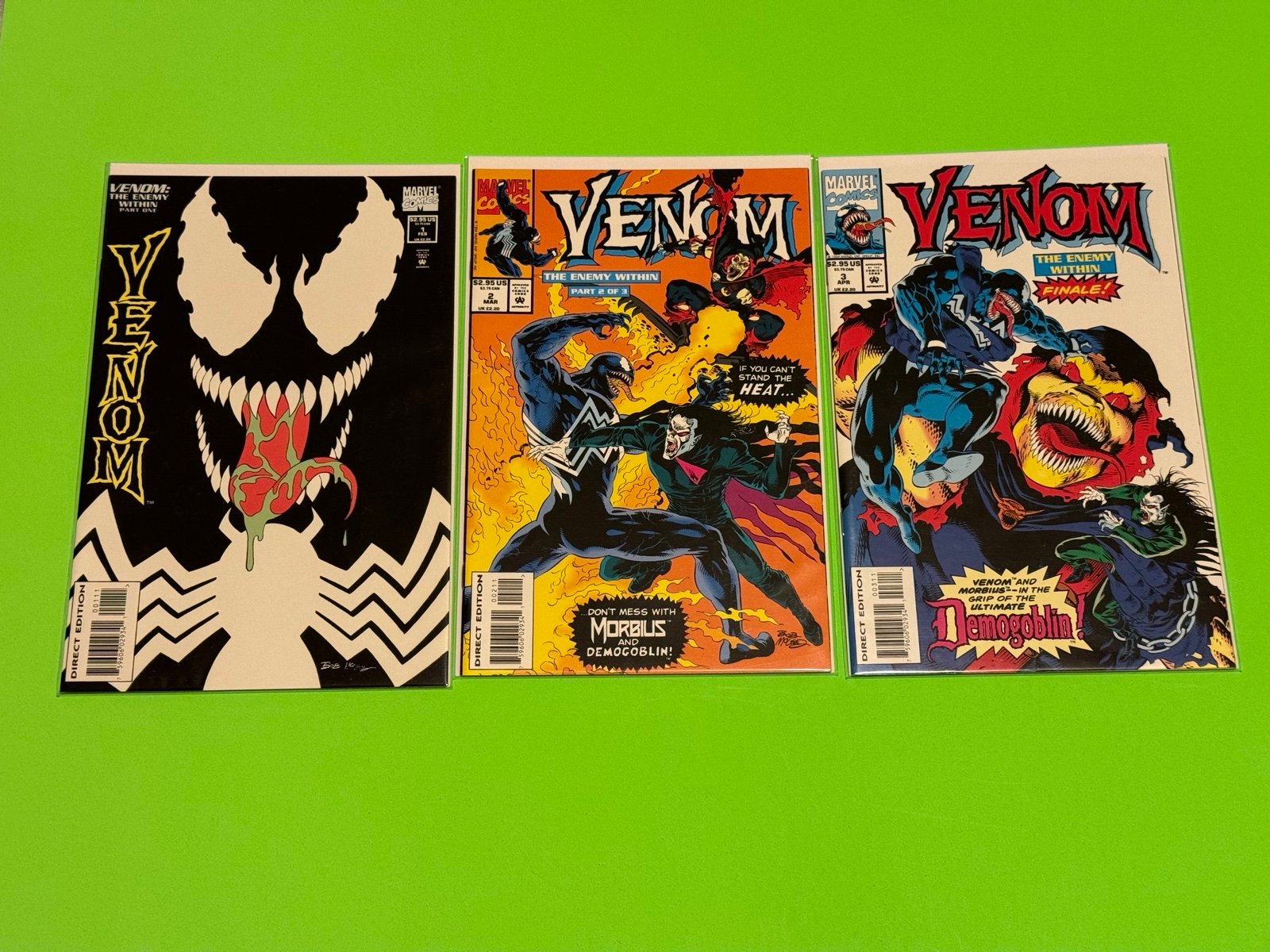 Venom:The Enemy Within Lot #1 - #3 Comics