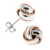 8.3MM ROSE WHITE STUD EARRINGS