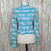 Urban Outfitters S XS BDG Polar Bear Novelty Shauna Crop Sweater Top Mock Neck