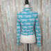 Urban Outfitters S XS BDG Polar Bear Novelty Shauna Crop Sweater Top Mock Neck