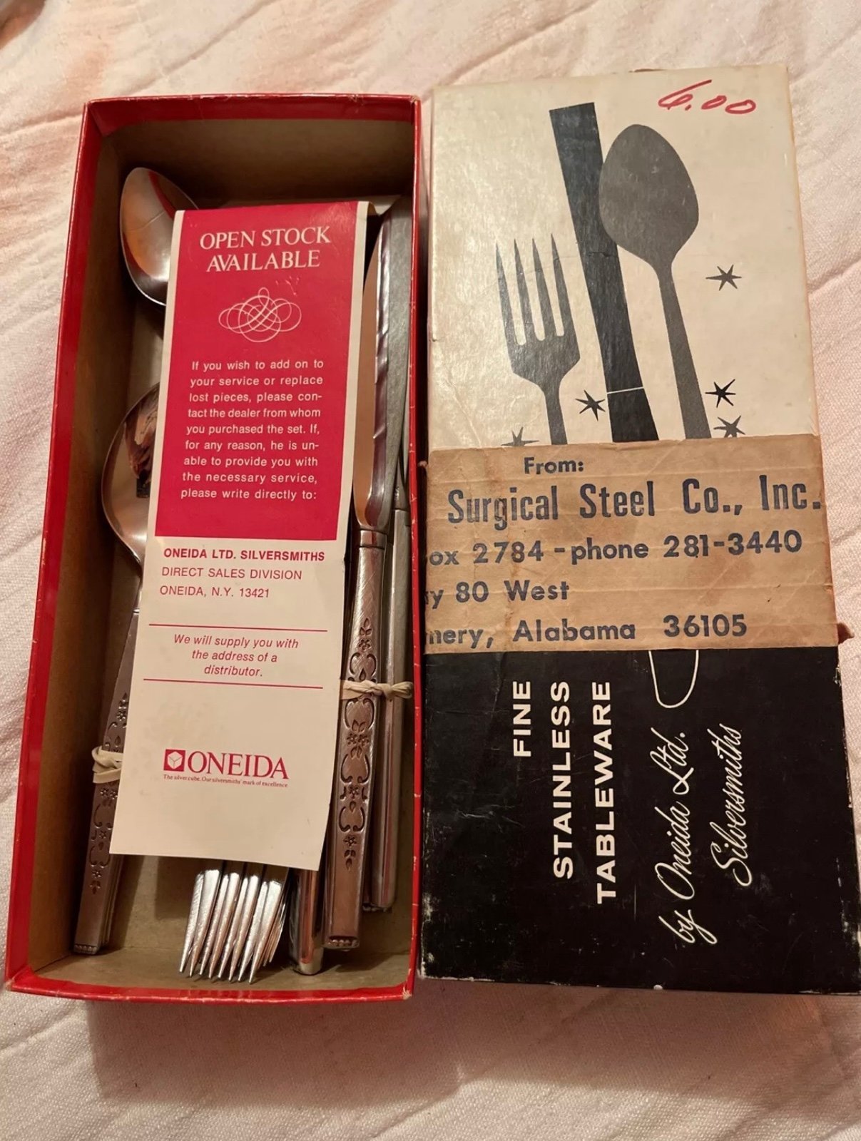 W M Rogers Premier Stainless Steel USA, Oneida LTD, Silversmiths, Spanada