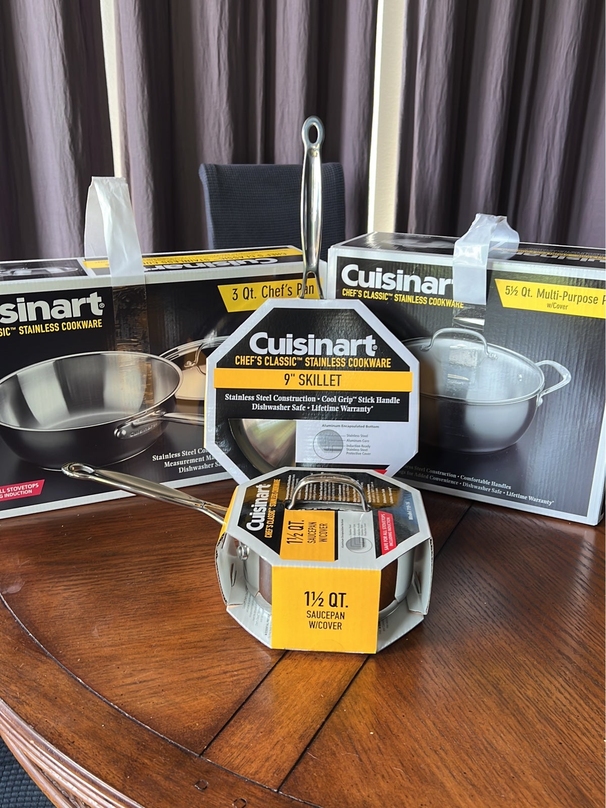 Cuisinart Chefs Classic 7-pc Stainless Steel Cookware Set