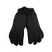 UGG Leather with Fabric Quilted Knit Gloves Size Small Medium in Black NEW