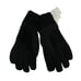 UGG Leather with Fabric Quilted Knit Gloves Size Small Medium in Black NEW