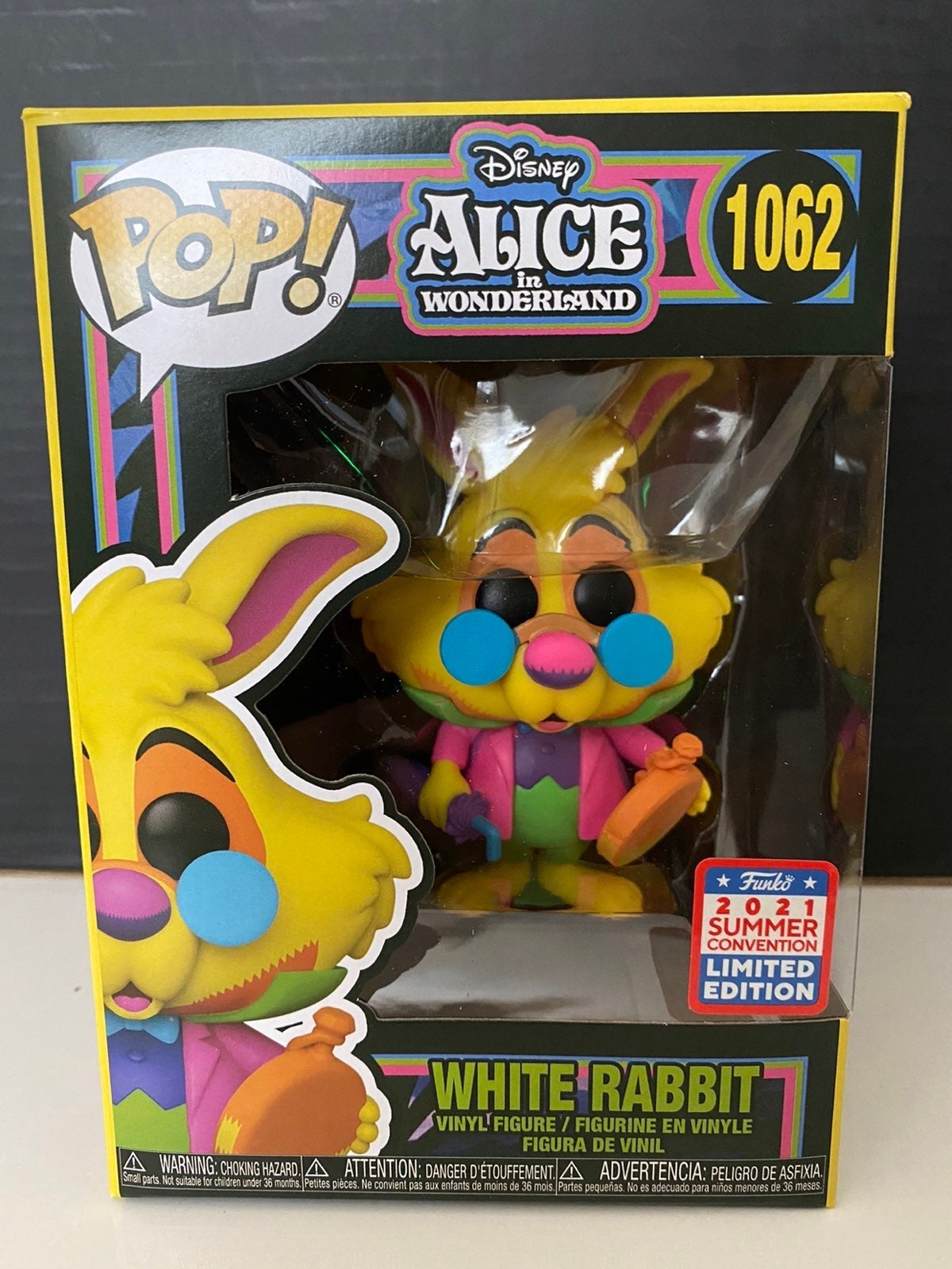 White Rabbit blacklight Funko Pop