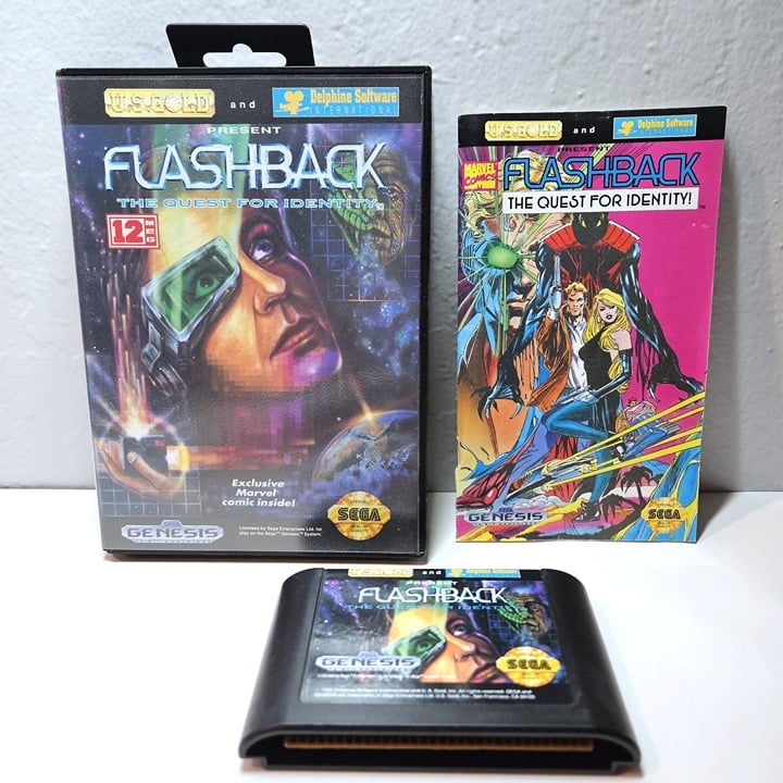 EUC CIB Flashback for Sega Genesis