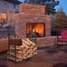 Firewood Log Rack Fireplace Stove Fire Pit