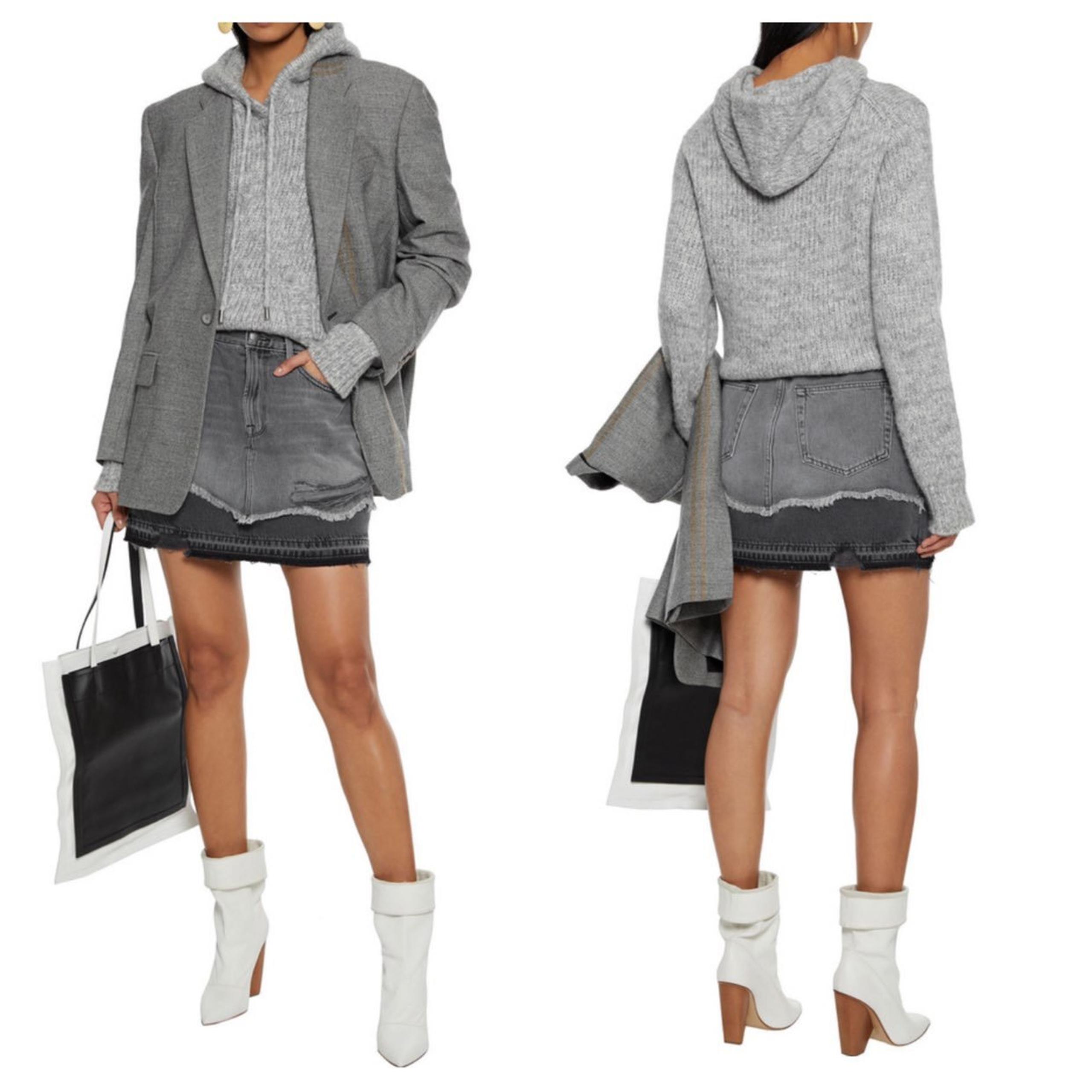 Frame Denim Women's Distressed Le Mini Skirt