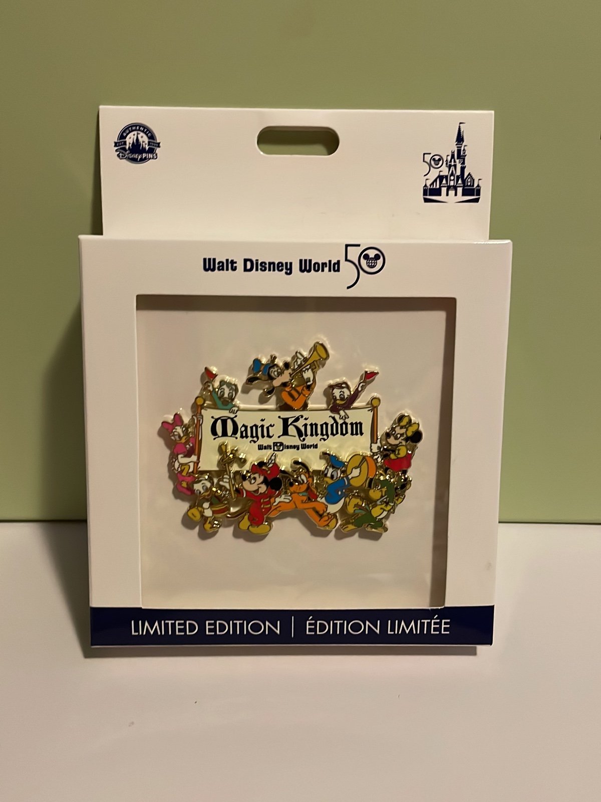 50th anniversary Vault Collection Magic Kingdom jumbo pin