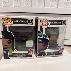 Funko Pop! Marshawn Lynch & Bobby Wagner Bundle