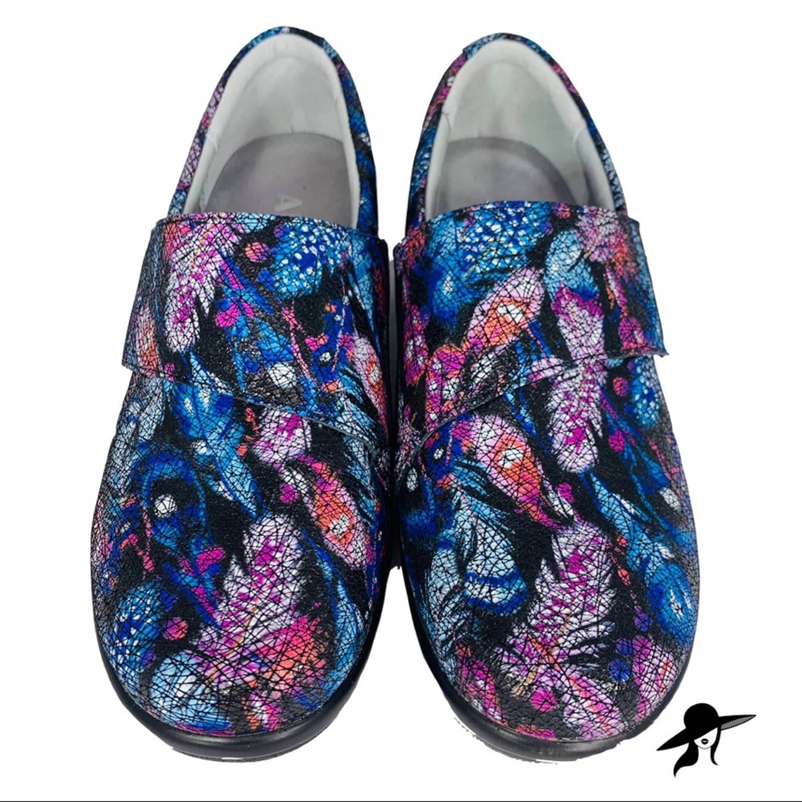 Algeria LAU 885 Velcro shiny leather