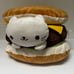 Nyan Nyan Nyanko Large Plush Cat Cheeseburger Kitty Burger 12” Tall 15 Wide