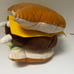 Nyan Nyan Nyanko Large Plush Cat Cheeseburger Kitty Burger 12” Tall 15 Wide