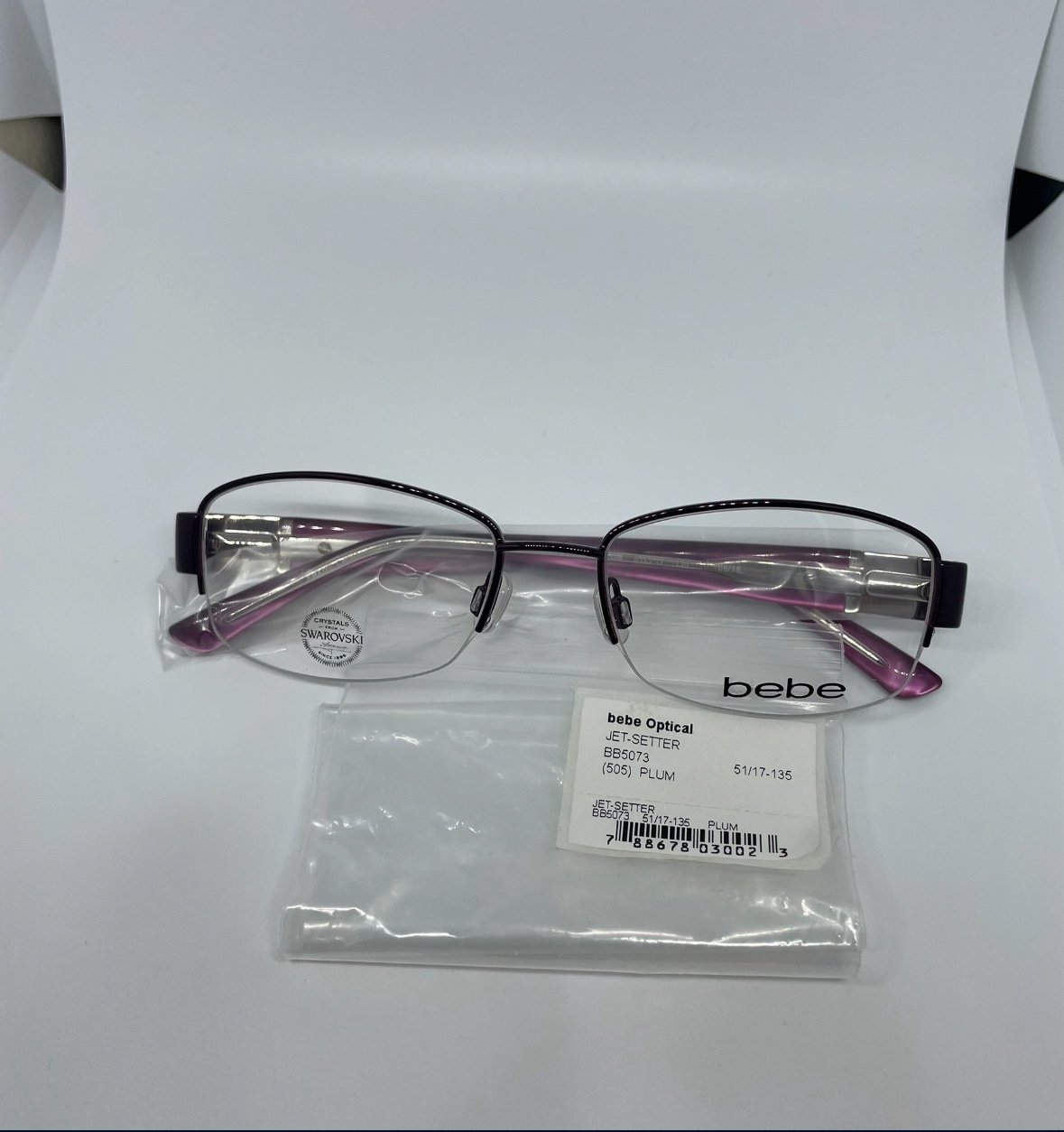Bebe jet-setter BB5073 Glasses Designer Frames Womens Eyewear New glasses