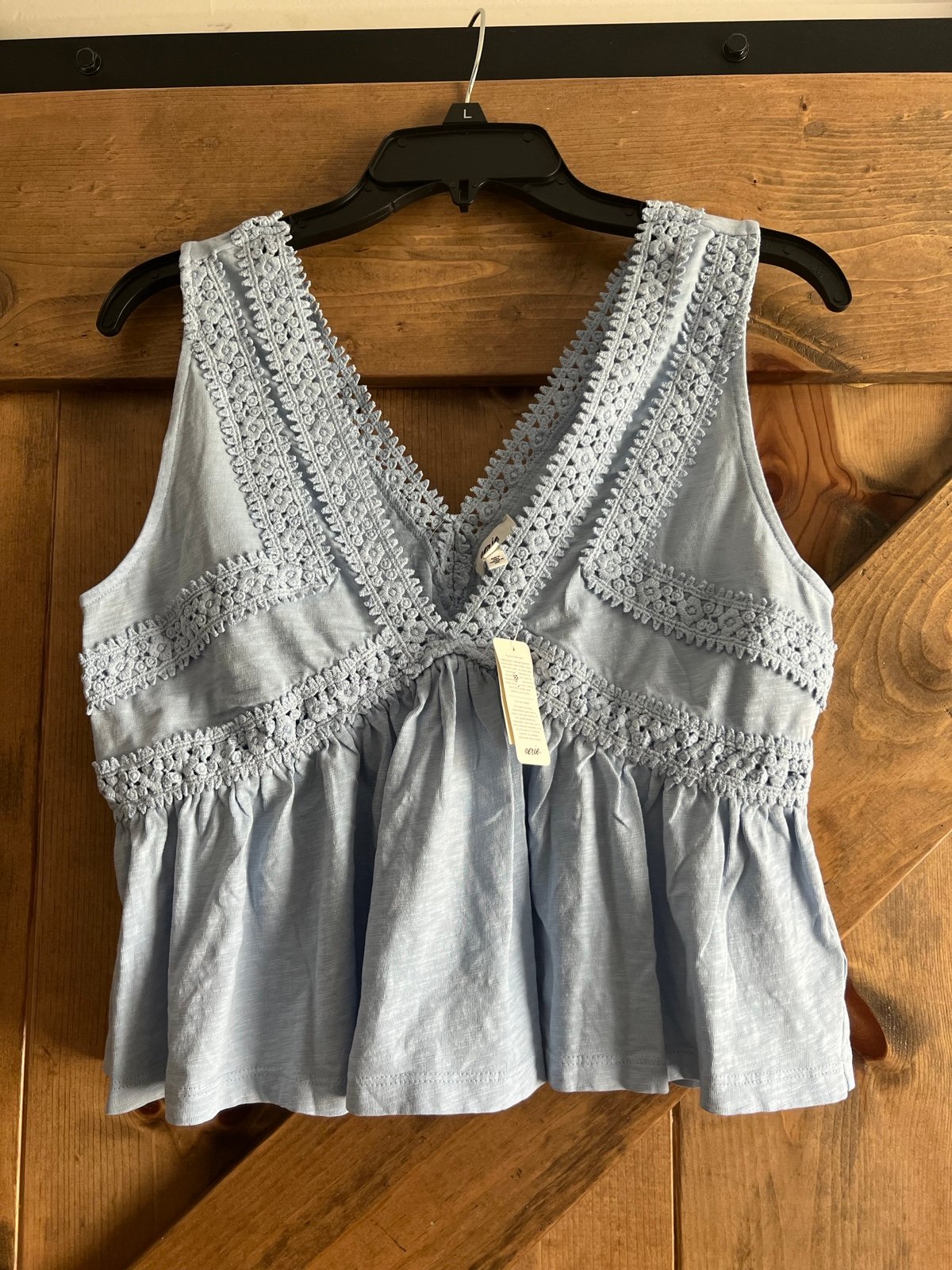 Aerie Summer House Peplum Tank Top