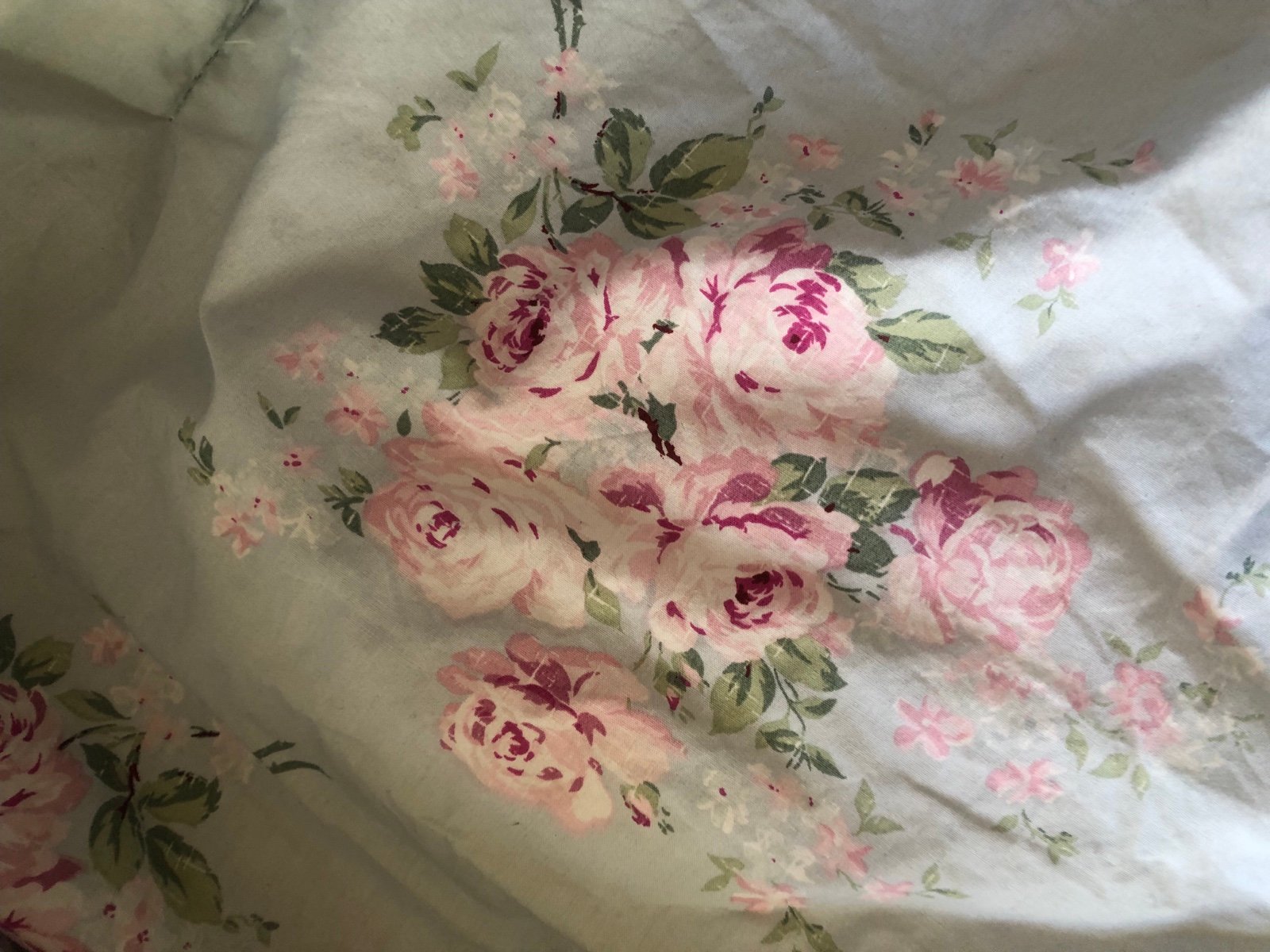 SIMPLY SHABBY CHIC BLUE BELLA TWIN COMFORTER