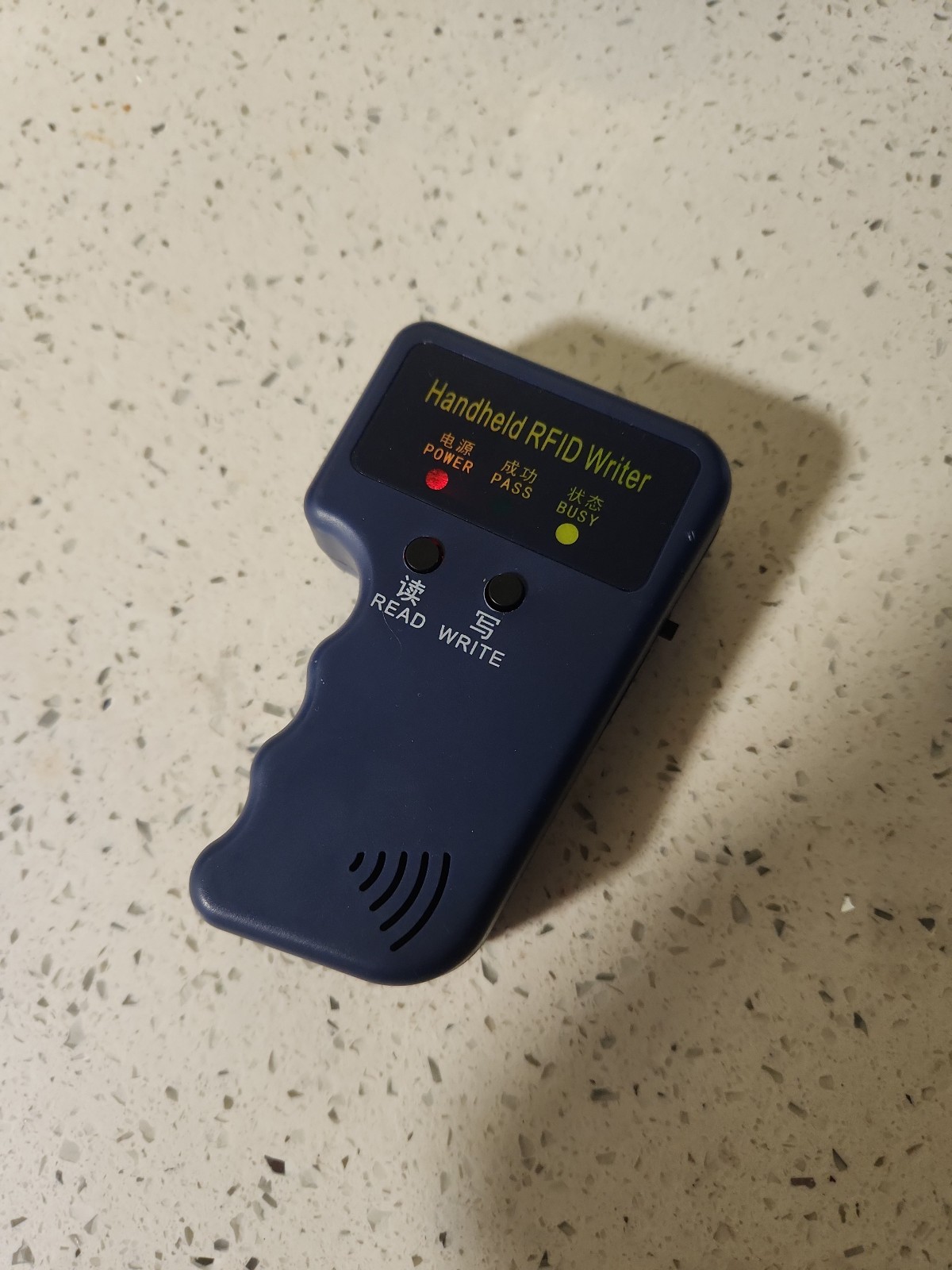 Hand held rfid writer.