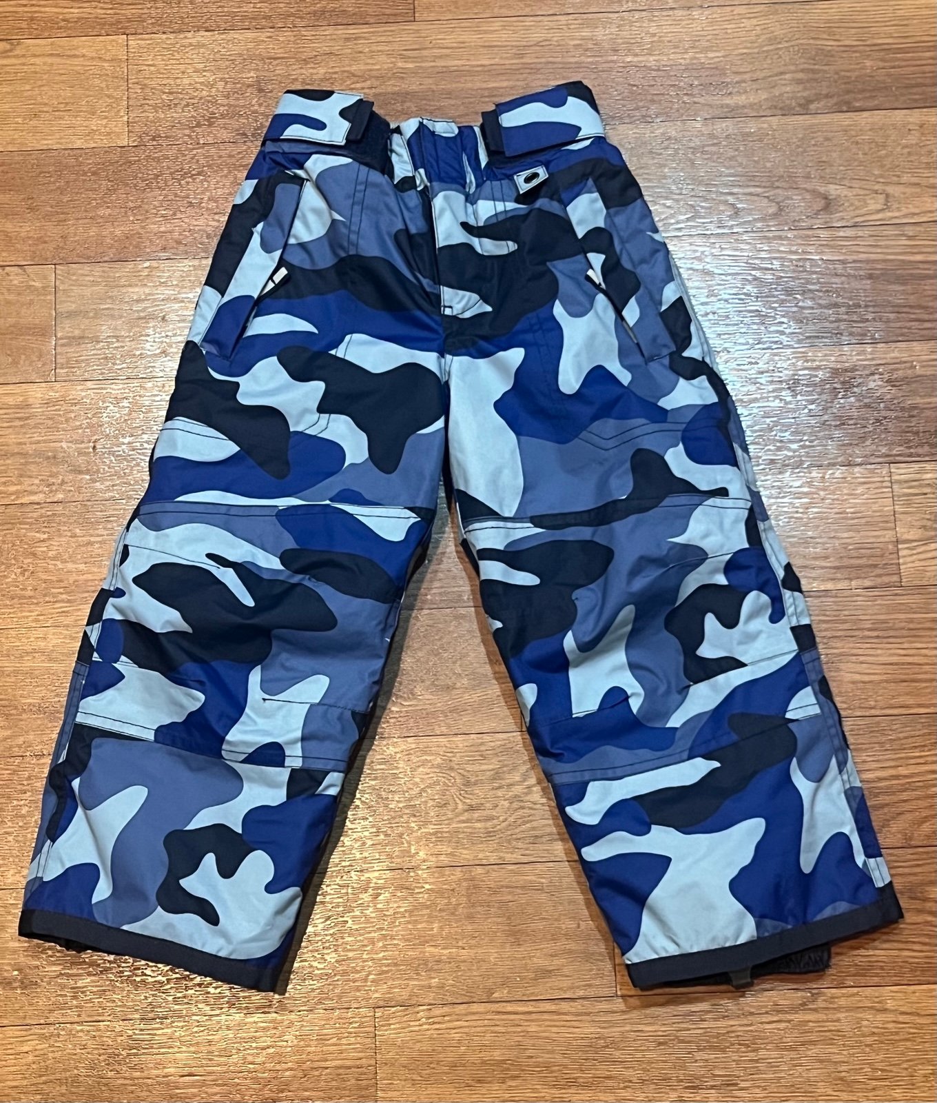 Mini Boden Snow Ski Pants Blue Camouflage Boys Toddler 2-3Y NWOT
