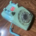 Wester Electric Aqua BLUE CLASSIC ROTARY DIAL DESK PHONE READ Vintage