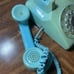 Wester Electric Aqua BLUE CLASSIC ROTARY DIAL DESK PHONE READ Vintage