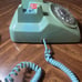 Wester Electric Aqua BLUE CLASSIC ROTARY DIAL DESK PHONE READ Vintage
