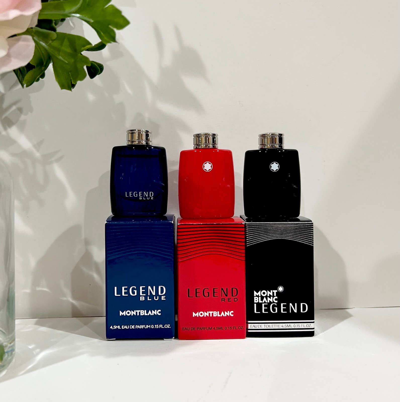MontBlanc Legend EDT & MontBlanc Legend Red EDP 3pc Mini Set