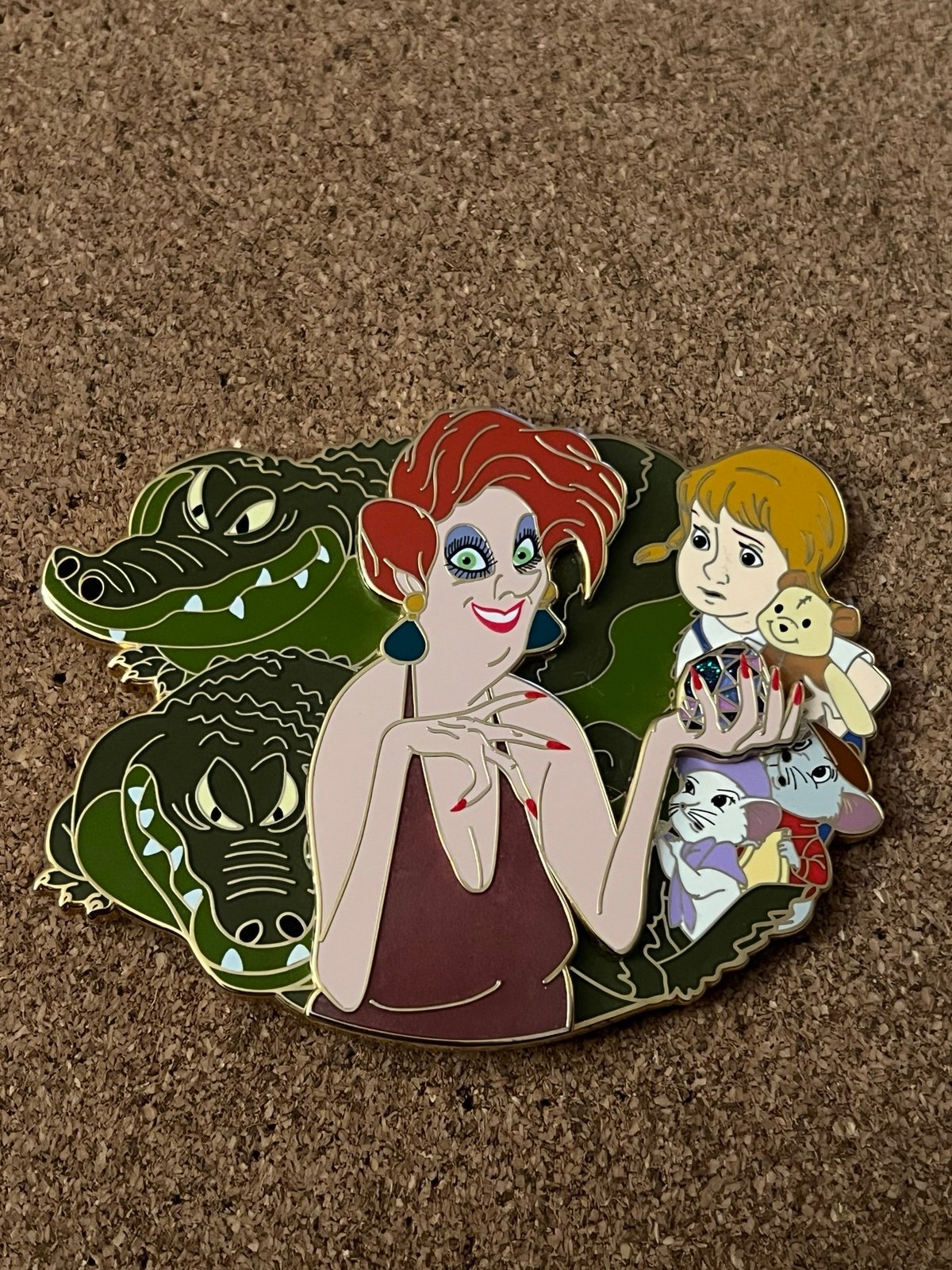 The Rescuers Cast Fantasy Pin