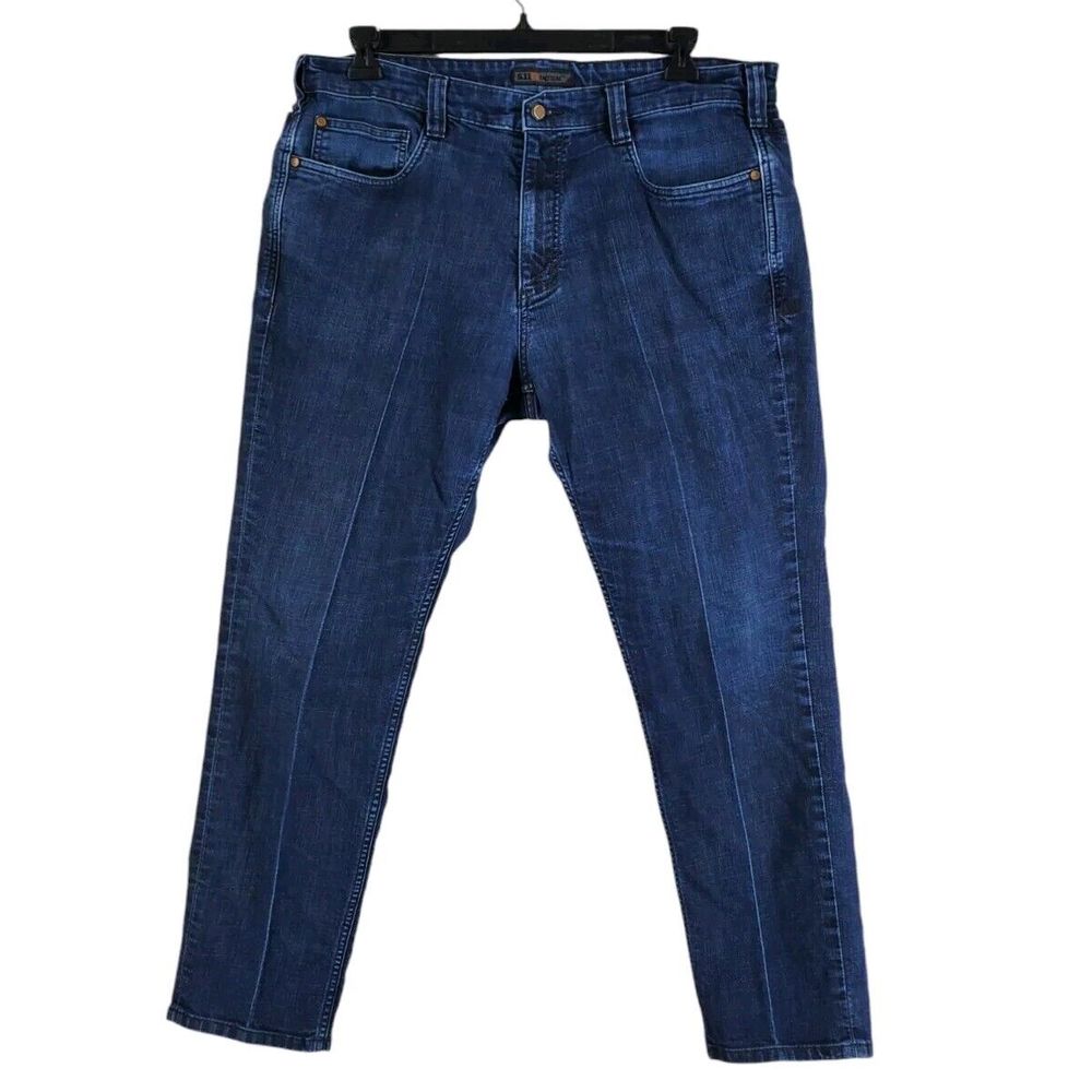 5.11 Tactical Defender Blue Jeans Mens 38x30 Stretch Tapered 74465-718