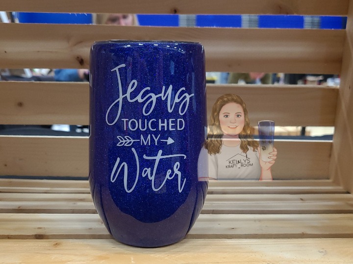 Stemless wine glass tumbler