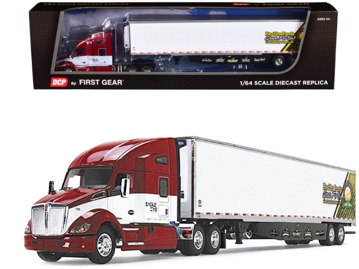 Kenworth T680 with 78 High-Roof Sleeper and 53' Ribbed Utility Refrigerated