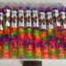 New Hashtag Building Blocks 20 Tubes-All Marked Transparent Color w/ Glitter