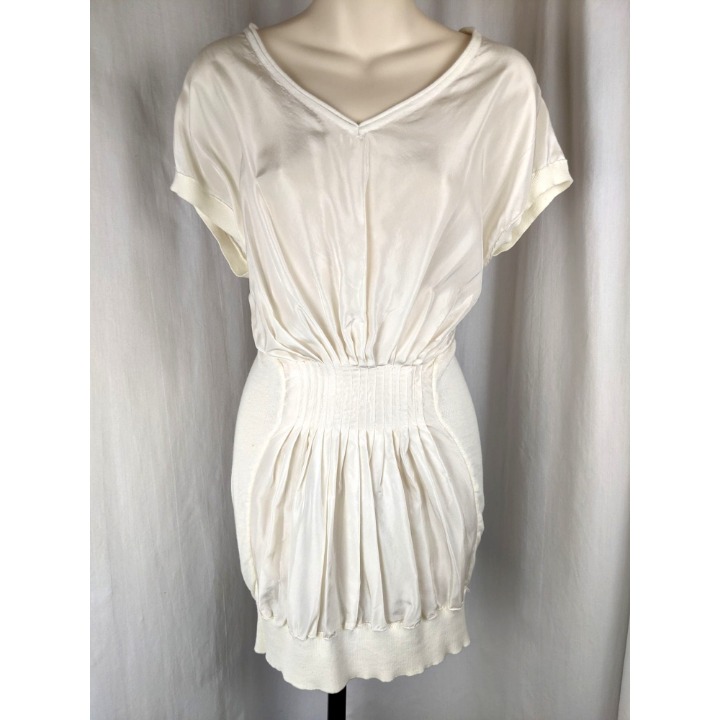 LAMB L.A.M.B. White Silk Cotton Tunic XS