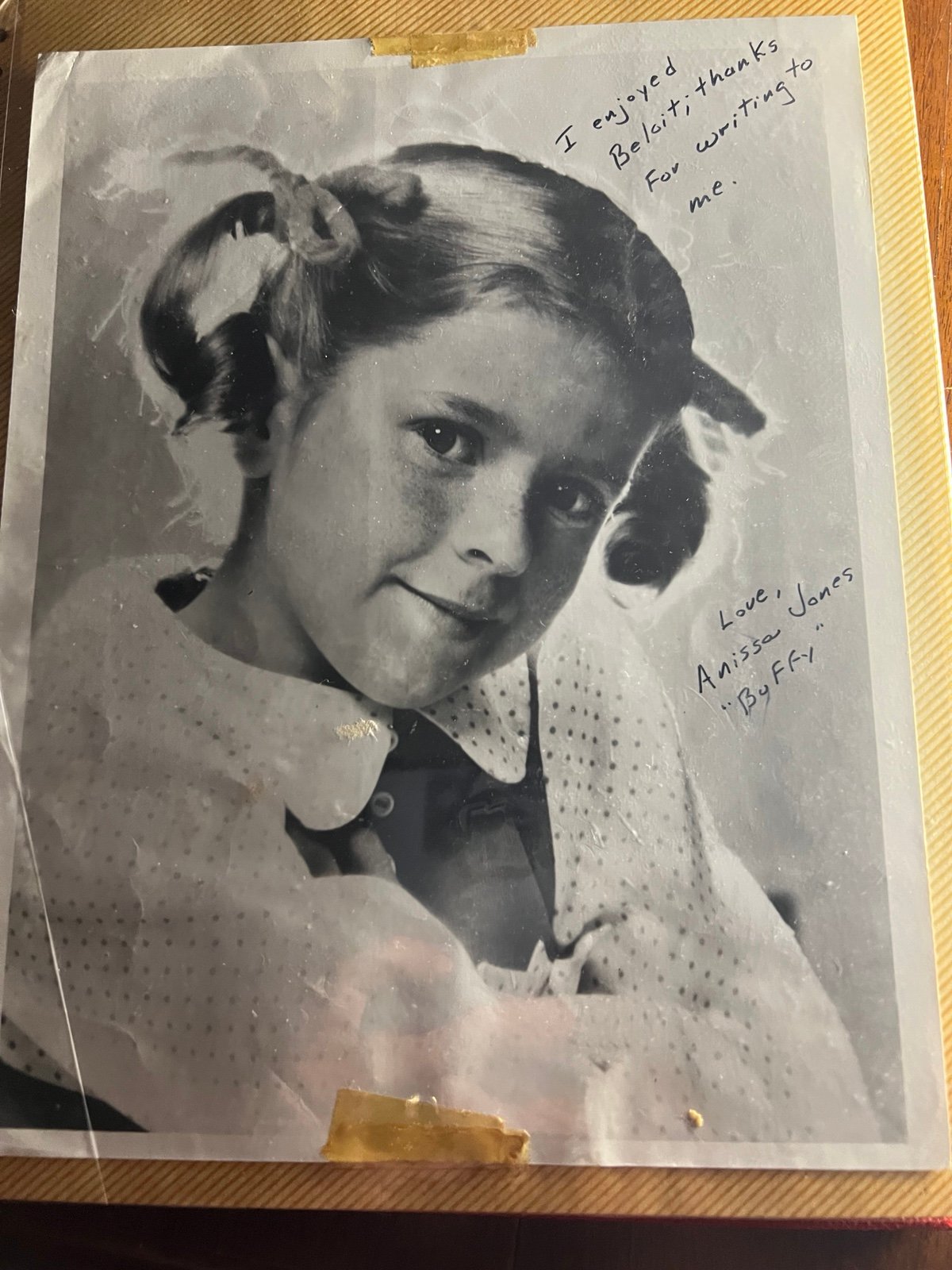 Family Affair Anissa Jones & Johnny Whitaker HAND SIGNED Photos rare promo pics