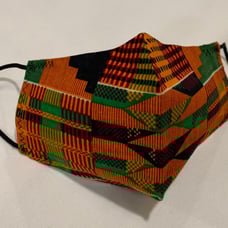 African Print Face Mask - Vibrant Colors