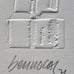 MIGUEL BERROCAL DAVID Torso HAND SIGNED 1971 EMBOSSED PRINT Spanish sculptor art