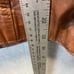 Wilsons Maxima Jacket Brown Leather Collared Button Pockets Lined Size L A32