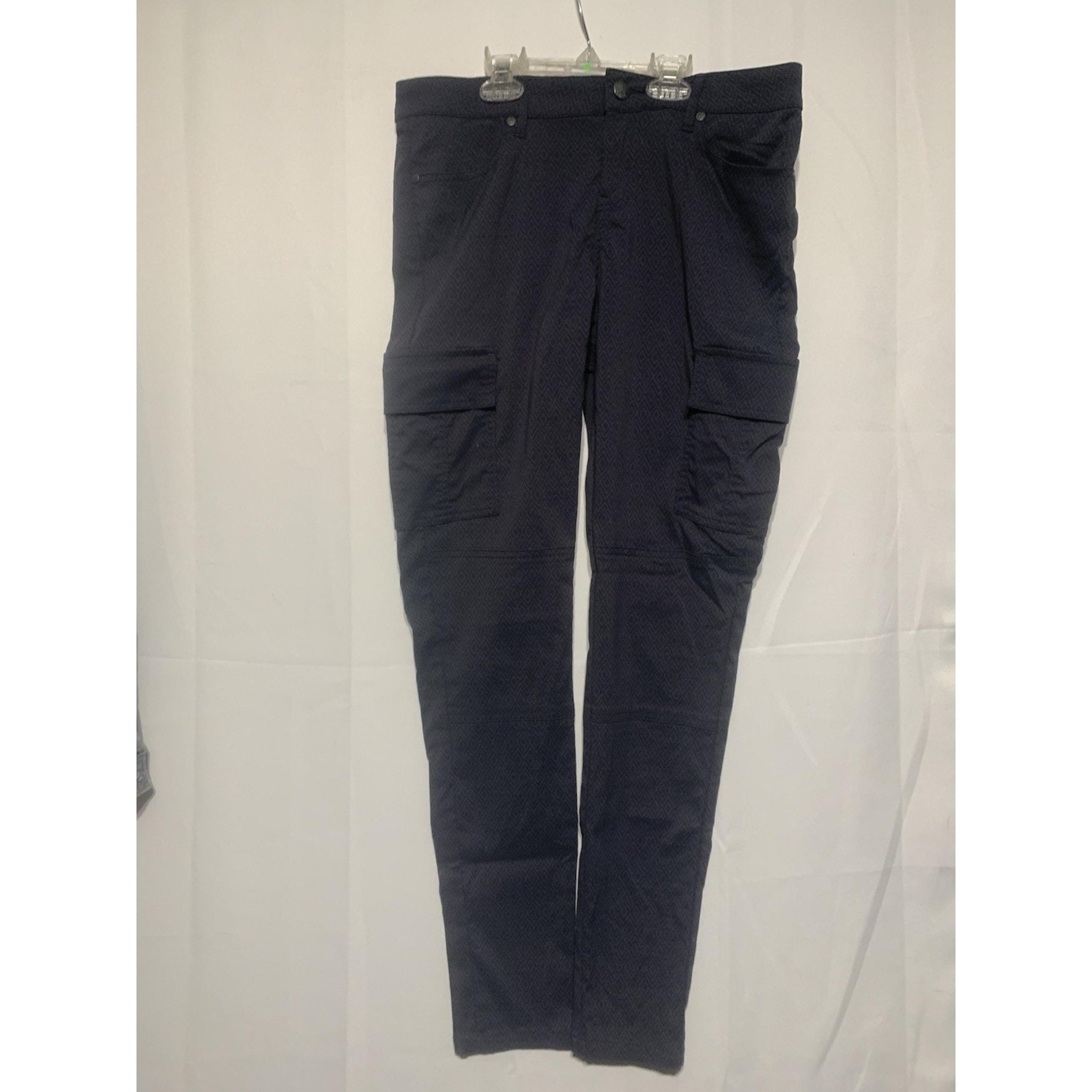 Prana Pants Womens 6 Casual Hiking Cargo Lightweight Gray