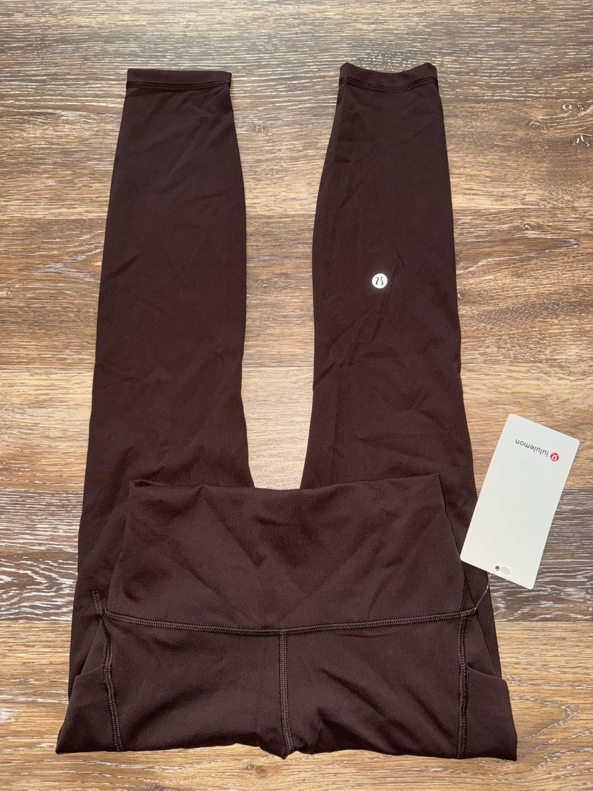 Lululemon Wunder Train With Pockets High Rise 25” Espresso Size 4 NWT