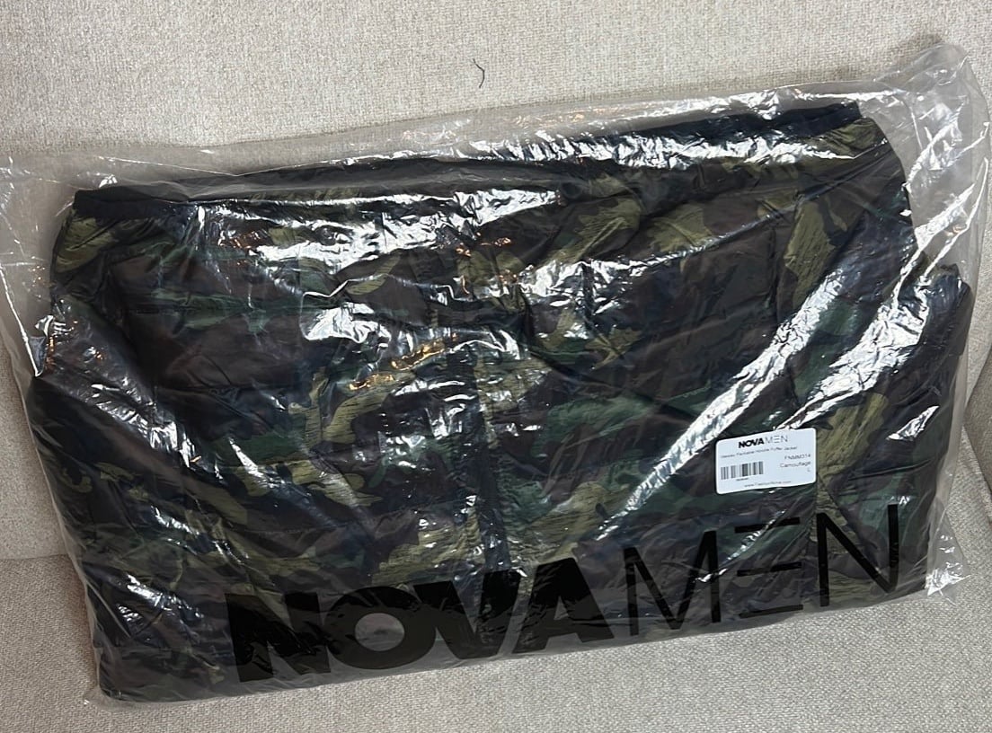 Wesley Packable Hoodie Puffer Jacket!! (CAMOUFLAGE) ‼️