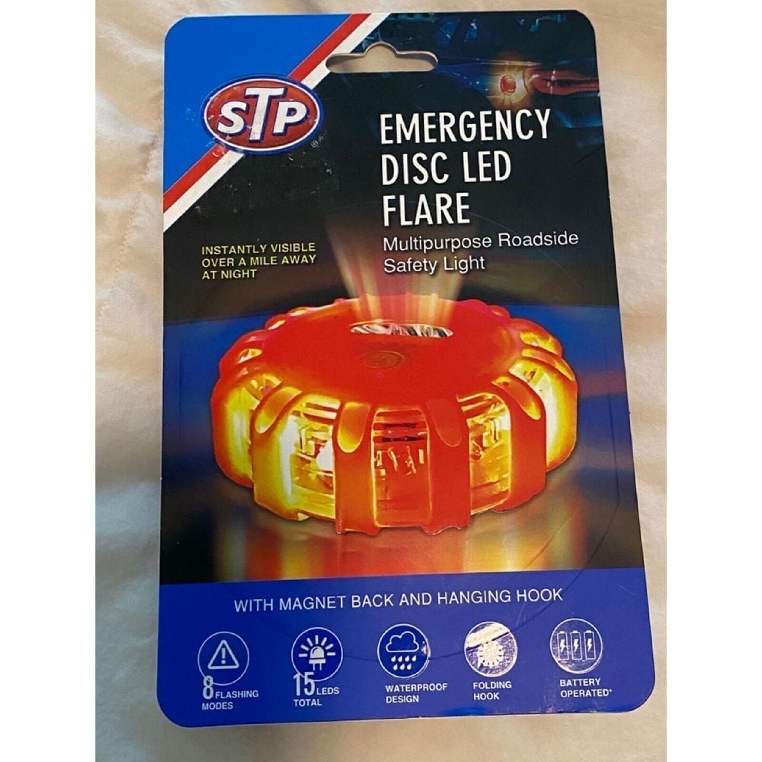 NIB STP Emergency Roadside Led Flare 8 Modes, 1 Mile Visibility. Better Powered.