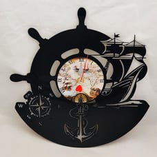 Adventure wall clock handmade
