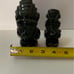 Two Two carved pieces of obsidian